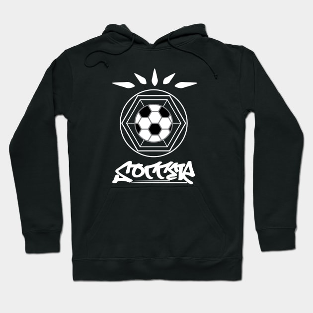 Soccer - Football In Unity White Hoodie by ulunkz